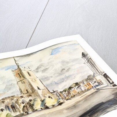 St. Peter's Church and Market Hill, Sudbury by Rowland Suddaby