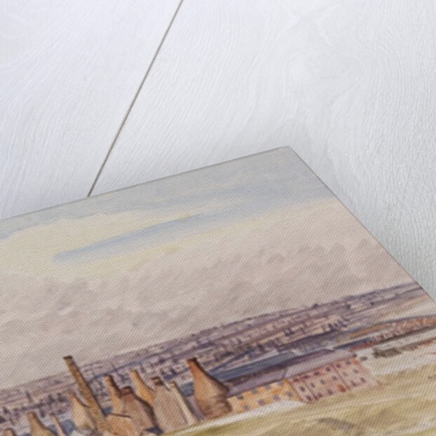 General view of Hanley and Burslem by Louisa Puller
