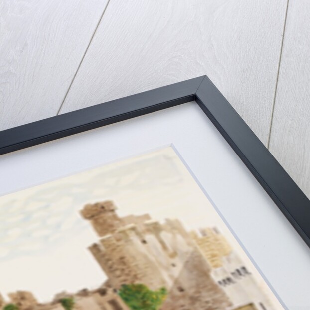 Conway Castle and Coracle, Caernarvonshire by Kenneth Rowntree