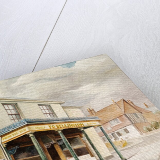 Butcher's Shop, corner of Slipshoe Lane, Reigate by A. C. Bown