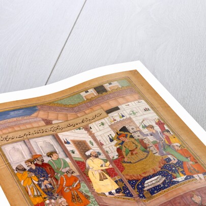 Akbar Receives the Iranian Ambassador Sayyid Beg in 1562 by La'l