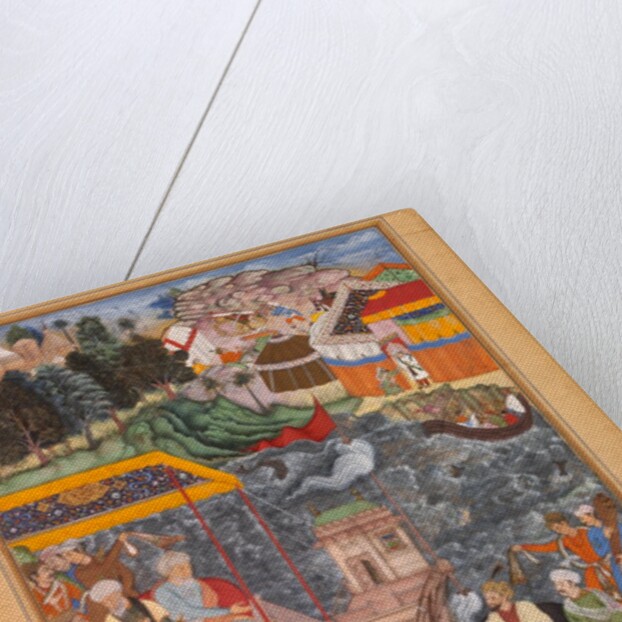 An interview between Mu'nim Khan and Khan Zaman in a boat on the Ganges by Anonymous