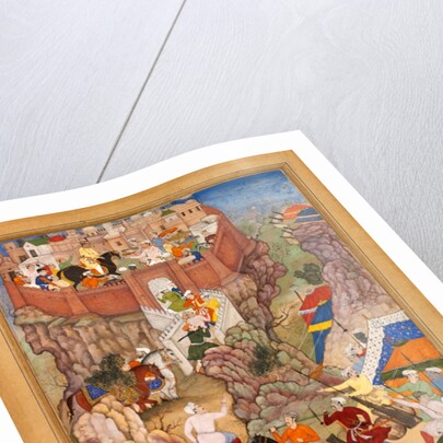 Akbar's entry into the fort of Ranthambhor by La'l