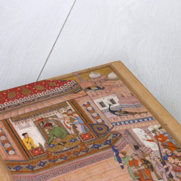 Husain Quli Khan Jahan paying his respects to Akbar by Anonymous