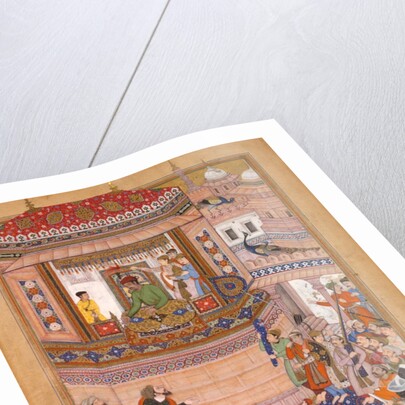 Husain Quli Khan Jahan paying his respects to Akbar by Anonymous
