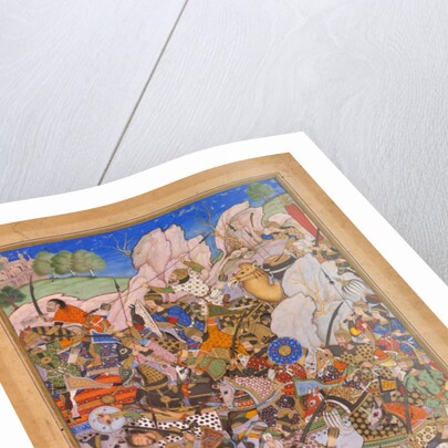The Battle Preceding the Capture of the Fort at Bundi by Anonymous