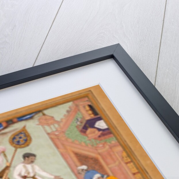 Akbar supervises building of Fatehpur Sikri from The Akbarnama by Tulsi