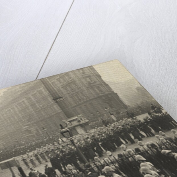 The funeral of the Right Hon. the Late W E Gladstone outside Westminster Abbey by S.B. Bolas