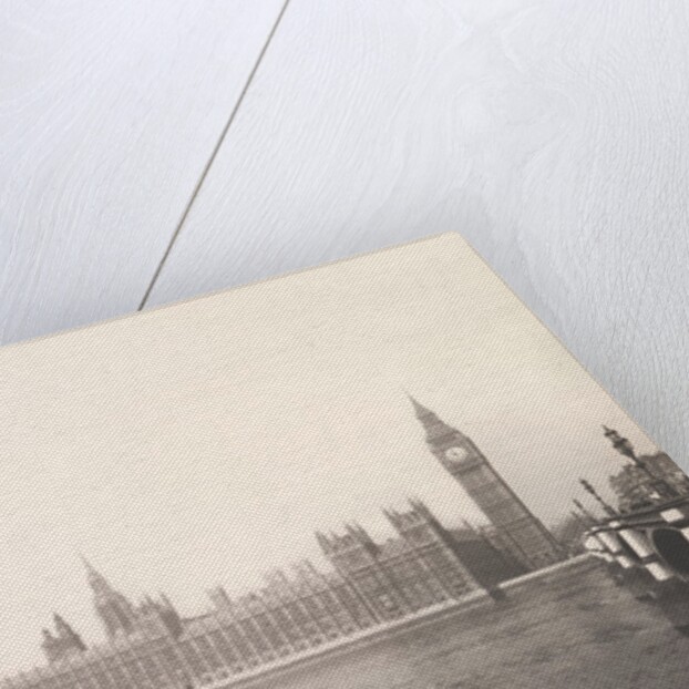 Houses of Parliament seen from across the Thames by Benjamin Stone