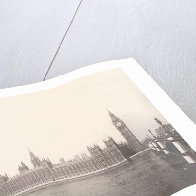 Houses of Parliament seen from across the Thames by Benjamin Stone