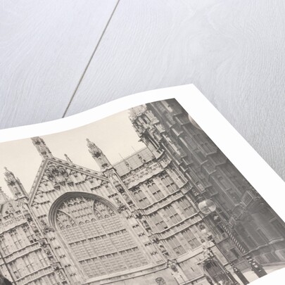 West Front of Westminster Hall, Houses of Parliament by Benjamin Stone
