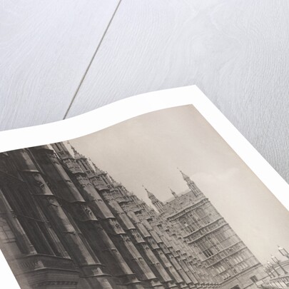 The Terrace at Houses of Parliament overlooking the Thames by Benjamin Stone