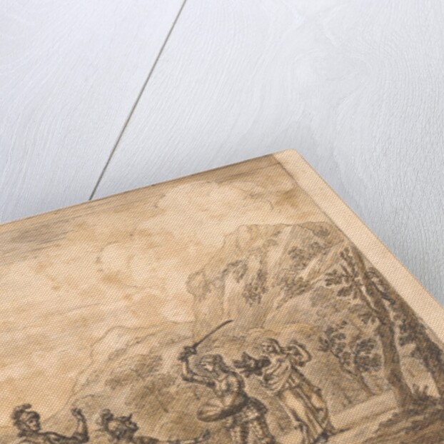 Scudamour and Arthegal fights with Britomart by William Kent