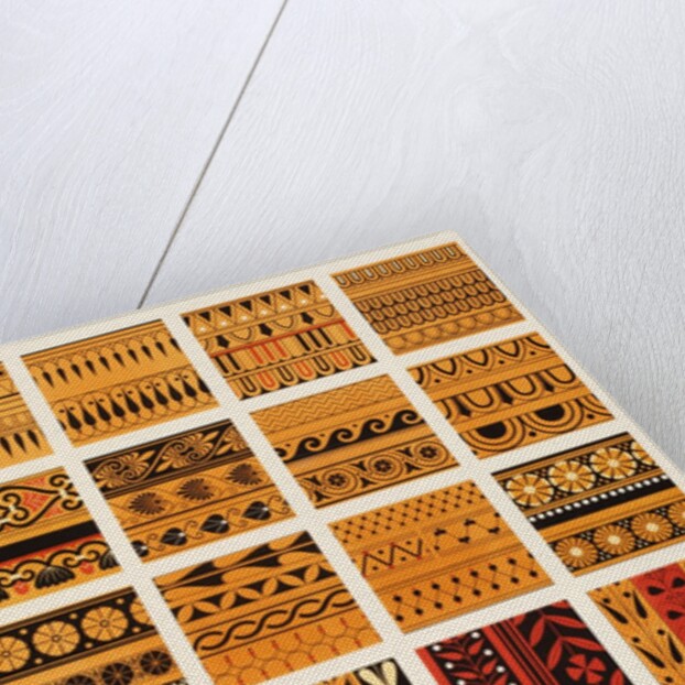 Plate 17 - Greek patterns by Owen Jones