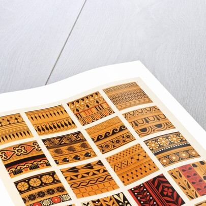 Plate 17 - Greek patterns by Owen Jones