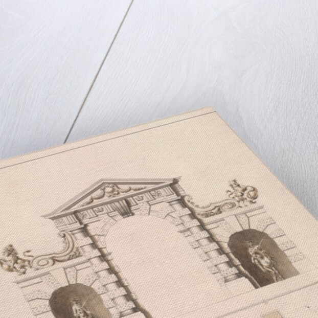 Design of the Gateway in to the Great Court at the Horse Guards by John Vardy