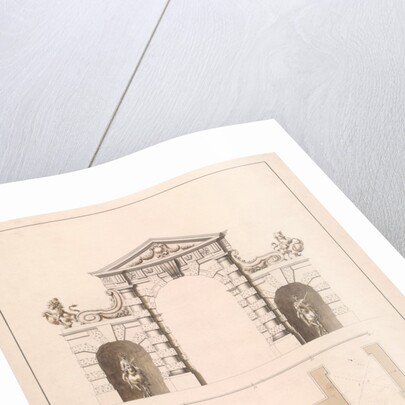 Design of the Gateway in to the Great Court at the Horse Guards by John Vardy
