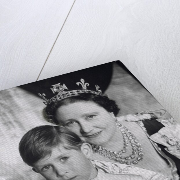 The Queen Mother and Prince Charles at the Coronation by Cecil Beaton