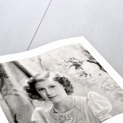 Princess Margaret posing at Buckingham Palace by Cecil Beaton