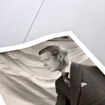 The Duke of Windsor seated in profile by Cecil Beaton