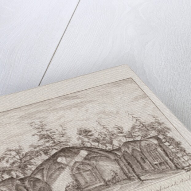 The Section of Merlin Cave in The Royal Gardens at Richmond by William Kent