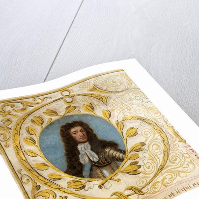 Letters patent in the name of William III and Mary II, detail by Anonymous