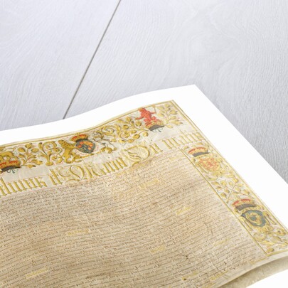 Letters patent in the name of William III and Mary II by Anonymous