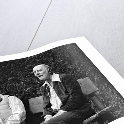 John Gielgud in Edward Bond's Bingo at the Royal Court Theatre by Douglas H. Jeffery