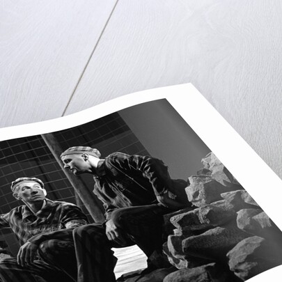 Ian McKellen and Michael Cashman in Martin Sherman's Bent at the National Theatre by Douglas H. Jeffery