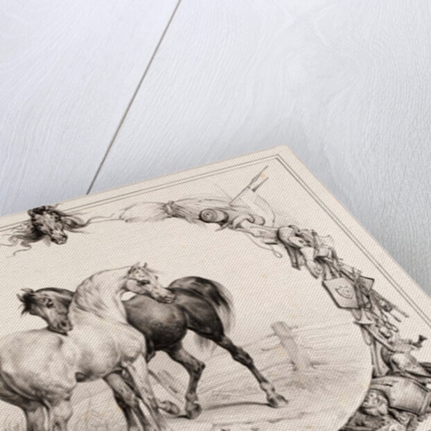 Chevaux au Pâturage by Unknown