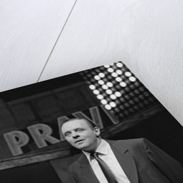 Anthony Hopkins in David Hare and Howard Brenton's Pravda at the National Theatre by Douglas H. Jeffery