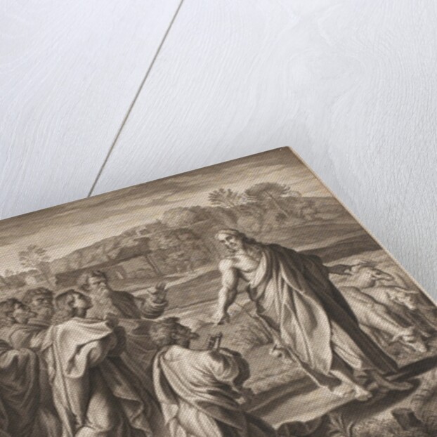 Christ's Charge to Peter by Sir Nicholas Dorigny, after a cartoon by Raphael by Raphael