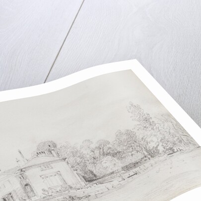 Drawing depicting a cottage by John Constable