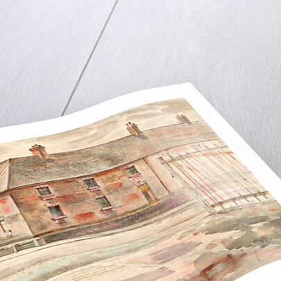 The Almshouses, Newcastle-under-Lyme by Rothenstein