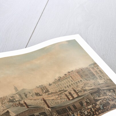 A Bird's Eye View of Covent Garden Market by J. Bluck