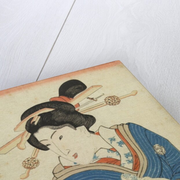 A girl standing by Utagawa Kunisada I