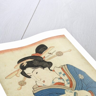 A girl standing by Utagawa Kunisada I