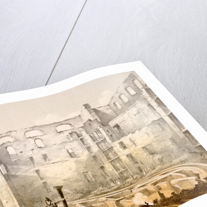 The Ruins of the Royal Italian Opera in Covent Garden by Unknown