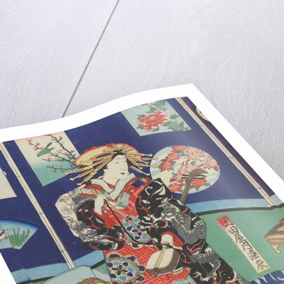 Seishi of the Kinpei Tea-house by Utagawa Fusatane