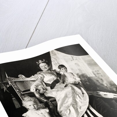 The Queen Mother, Prince Charles and Princess Anne by Cecil Beaton