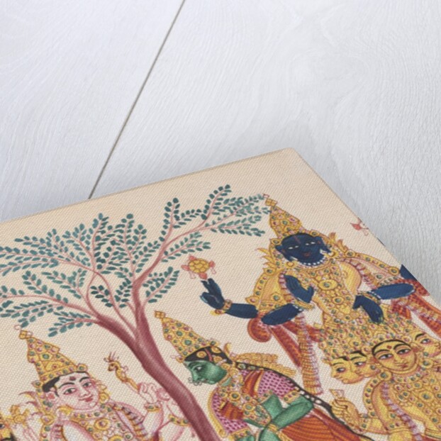 The marriage of Shiva and Parvati with attendant deities by Anonymous