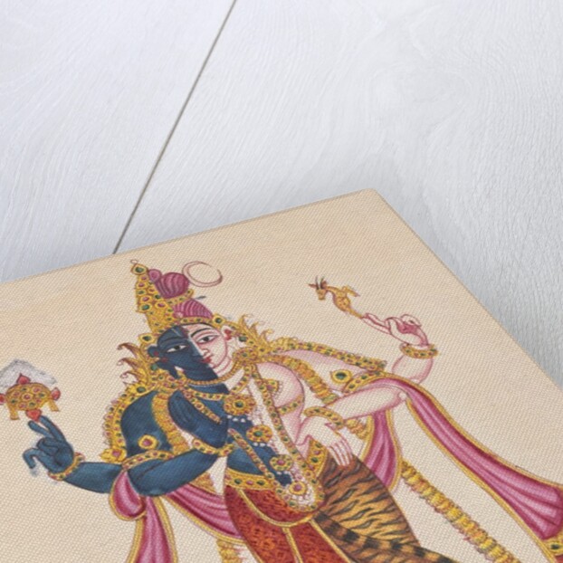 Hari-hara, the union of Vishnu and Shiva, from a series of Hindu deities created in South India by Anonymous