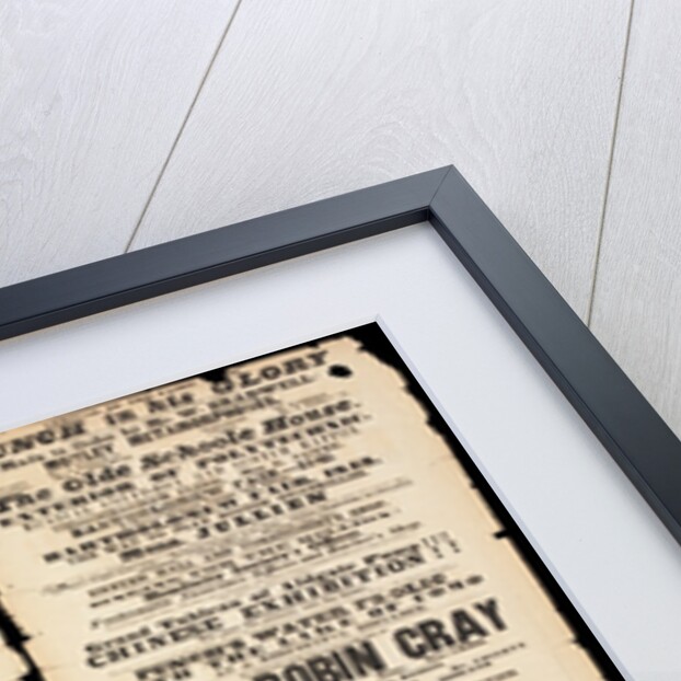 Playbill from the Theatre Royal Covent Garden by Anonymous