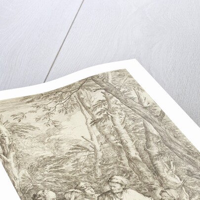 Diogenes casting away his bowl by Salvator Rosa