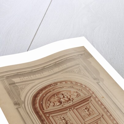 Design for a door for the School of Art by Godfrey Sykes