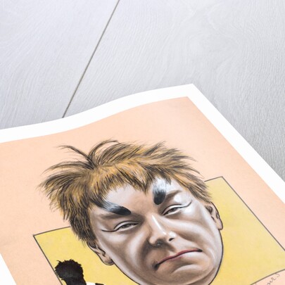 H.O. Wills caricature by George Harold Cooke