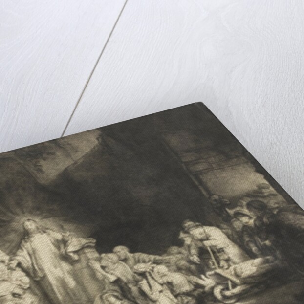 Christ healing the sick by Rembrandt van Rijn