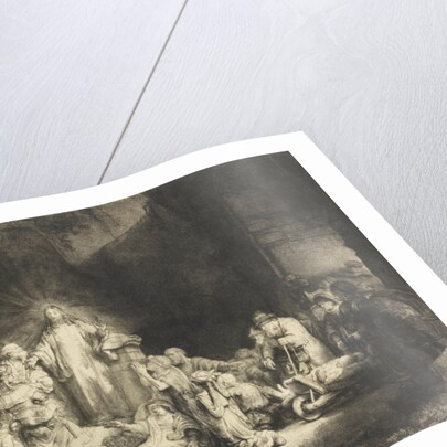 Christ healing the sick by Rembrandt van Rijn