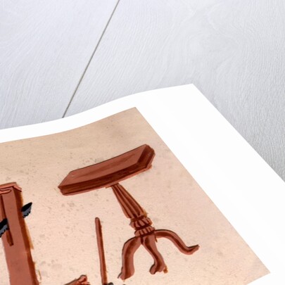 Carpenter at work by Unknown