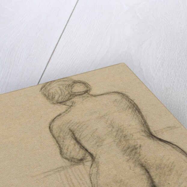 Life drawing of female nude by Aristide Maillol